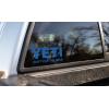 YETI Built for The Wild Window Decal(Blue)
