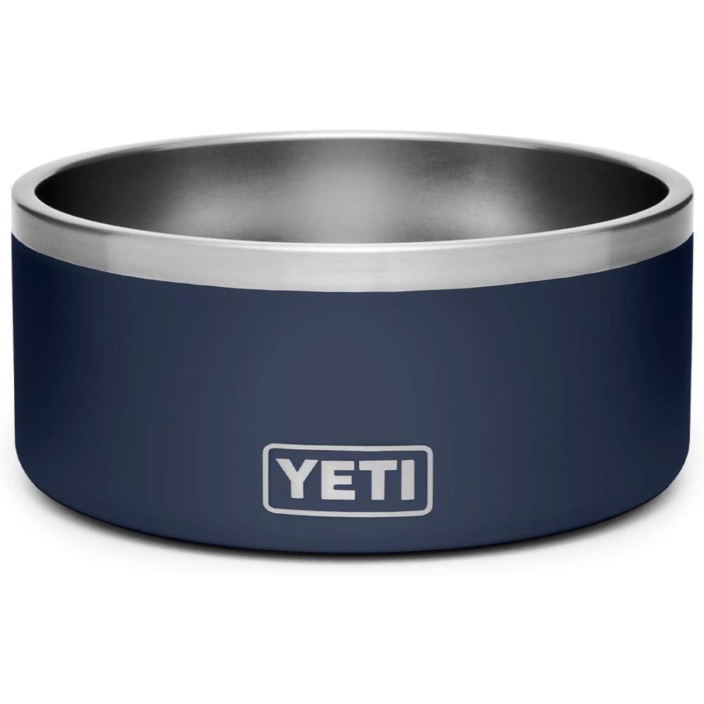imageYETI Boomer 8 Stainless Steel NonSlip Dog Bowl Holds 64 OuncesNavy