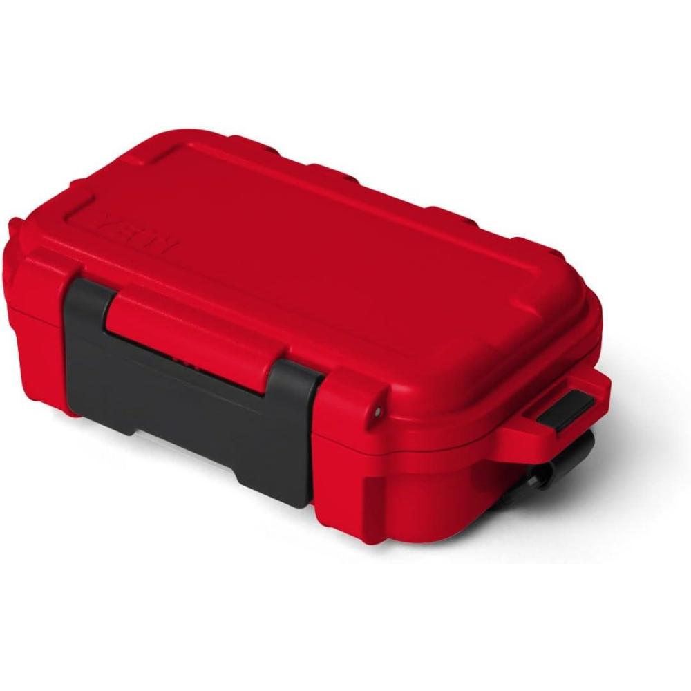 imageYETI LoadOut GoBox 1 Divided Waterproof Cargo Case Dry Box Camera Case Fishing Tackle Box Rescue RedRescue Red