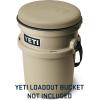 YETI 5 Gallon LoadOut Bucket 360-Degree Swivel Seat, Heavy Duty Foam Cushion for Dove/Duck Hunting, Fishing, Baseball, Gardening and Camping, Tan(Tan)