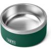 YETI Boomer 4, Stainless Steel, Non-Slip Dog Bowl, Holds 32 Ounces(Black Forest Green)