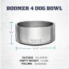 YETI Boomer 4, Stainless Steel, Non-Slip Dog Bowl, Holds 32 Ounces(Key Lime)