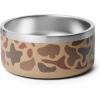 YETI Boomer 4, Stainless Steel, Non-Slip Dog Bowl, Holds 32 Ounces(Wetlands Camo)
