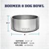 YETI Boomer 8, Stainless Steel, Non-Slip Dog Bowl, Holds 64 Ounces(Big Sky Blue)