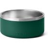 YETI Boomer 8, Stainless Steel, Non-Slip Dog Bowl, Holds 64 Ounces(Black Forest Green)