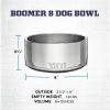 YETI Boomer 8, Stainless Steel, Non-Slip Dog Bowl, Holds 64 Ounces(Seafoam)