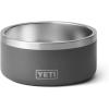 YETI Boomer 4, Stainless Steel, Non-Slip Dog Bowl, Holds 32 Ounces(Charcoal)