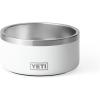 YETI Boomer 4, Stainless Steel, Non-Slip Dog Bowl, Holds 32 Ounces(White)