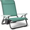 YETI Hondo Reclining Beach Chair, Breathable, UV-Resistant, and Supports up to 350 lbs, Seafoam(Seafoam)