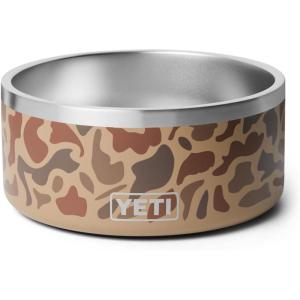 YETI Boomer 8, Stainless Steel, Non-Slip Dog Bowl, Holds 64 Ounces(Wetlands Camo)
