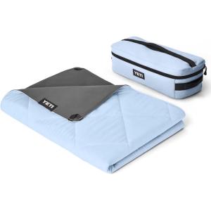 YETI Lowlands Blanket, Multi-Use Blanket with Travel Bag(Big Sky Blue)