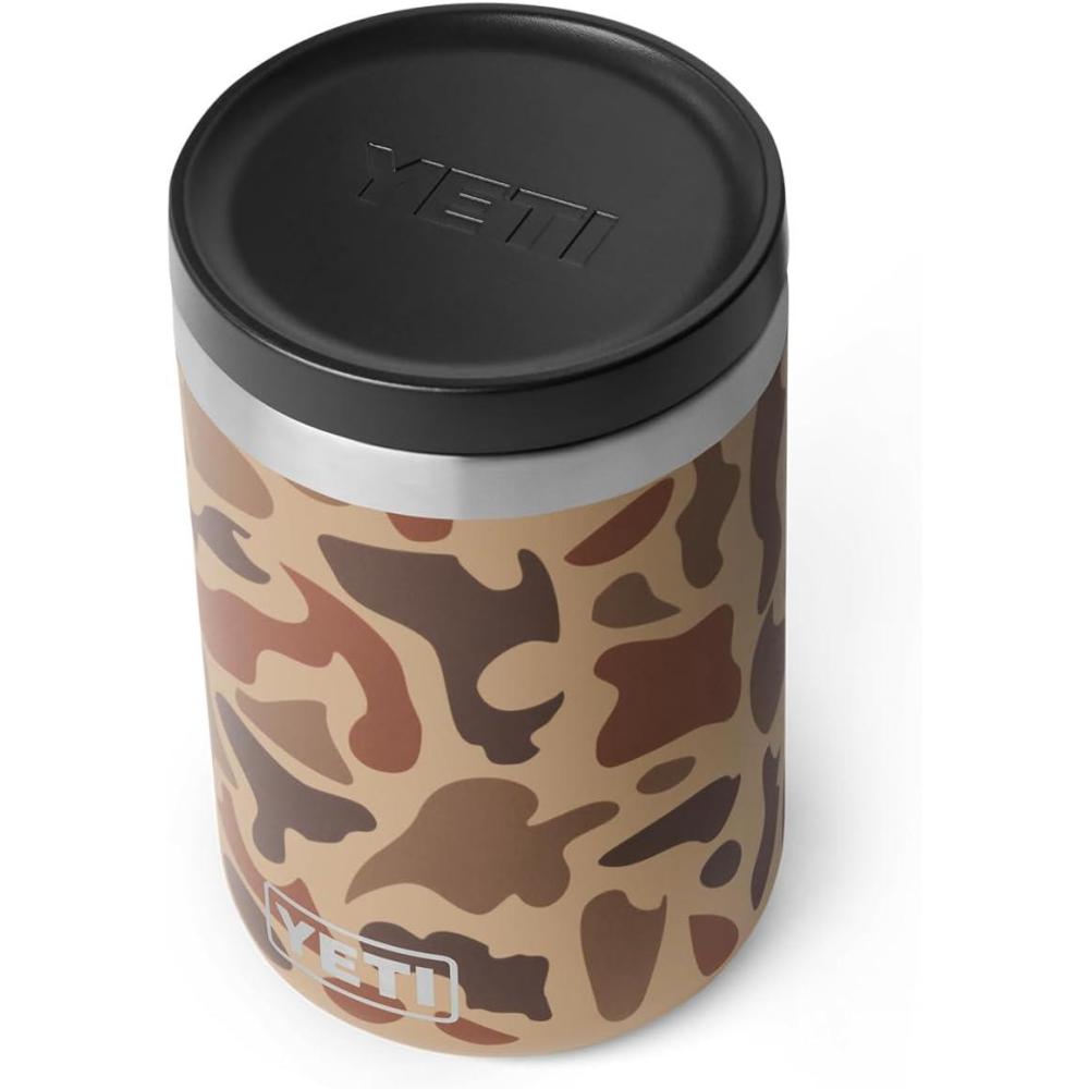 imageYETI Rambler 16 oz Food Jar Vacuum Insulated Stainless Steel With Airtight Lid WhiteWetlands Camo