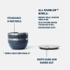 YETI Rambler Bowl, Vacuum Insulated, Stackable and Nestable Stainless Steel Bowl with Lid, 1 Quart, Navy(Navy)