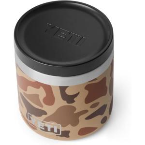 YETI Rambler 8 oz Food Jar, Vacuum Insulated, Stainless Steel, With Airtight Lid, Navy(Wetlands Camo)
