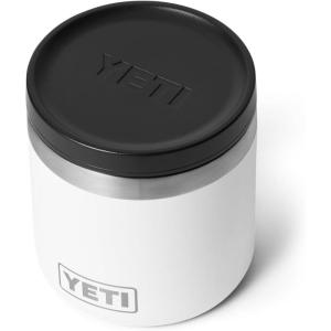 YETI Rambler 8 oz Food Jar, Vacuum Insulated, Stainless Steel, With Airtight Lid, Navy(White)