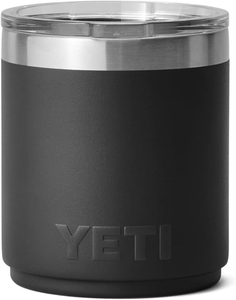 imageYETI Rambler 10 oz Stackable Lowball 20 Vacuum Insulated Stainless Steel with MagSlider Lid SeafoamBlack