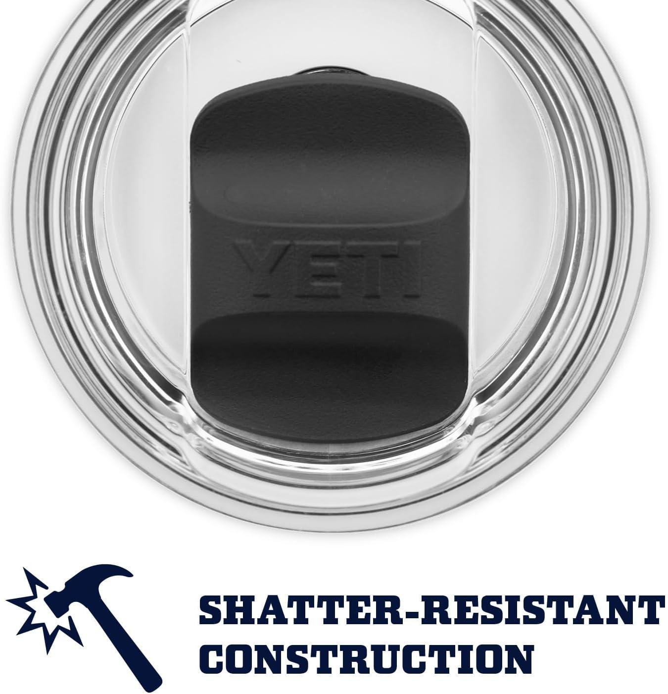 imageYETI Rambler 10 oz Tumbler Stainless Steel Vacuum Insulated with MagSlider Lid WhitePower Pink