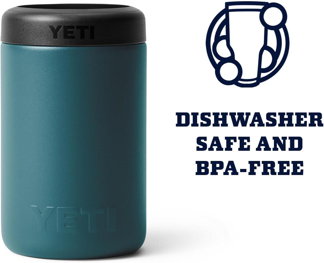 imageYETI Rambler 12 oz Colster Can Insulator for Standard Size Cans Stainless NO CAN INSERTAgave Teal No Can Insert