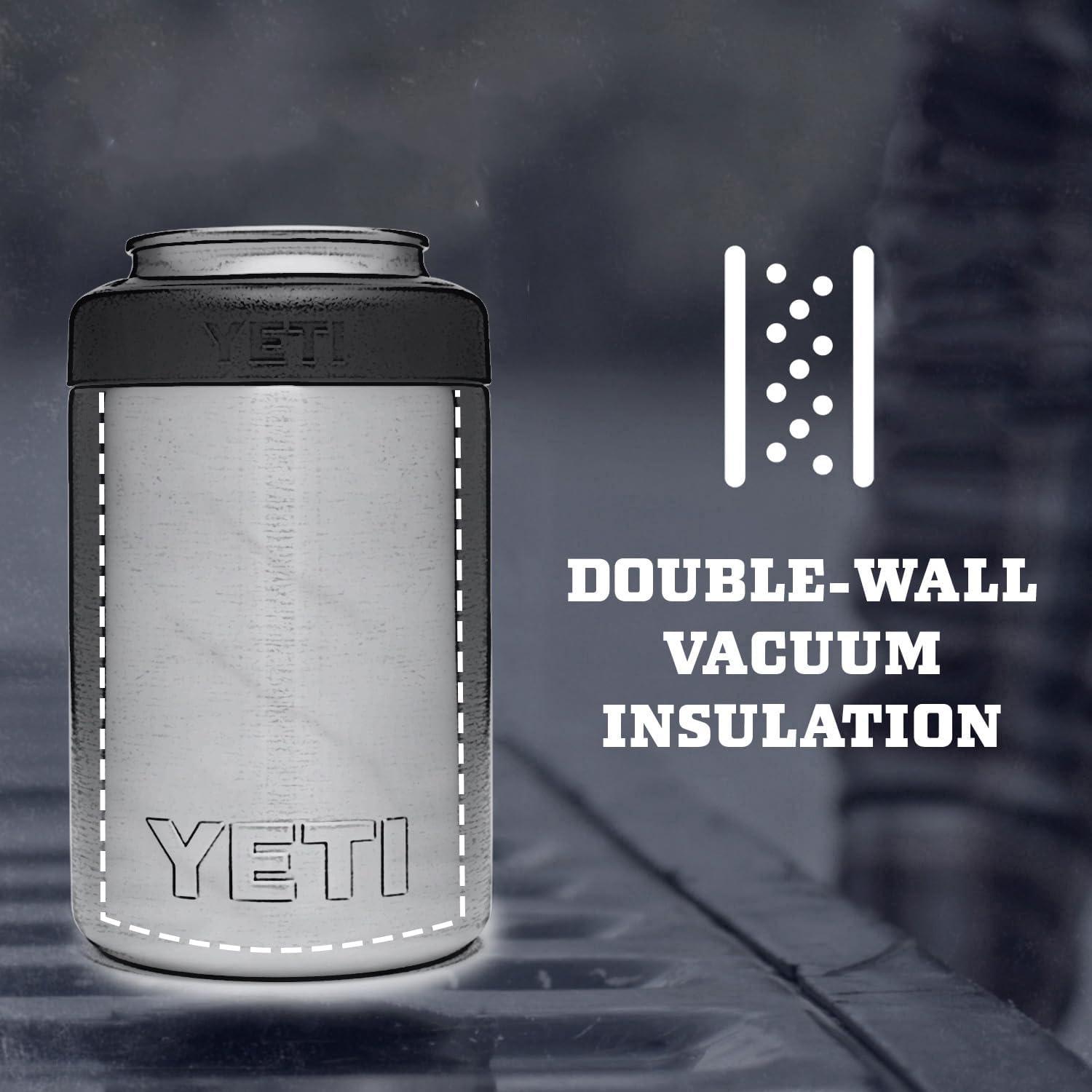 imageYETI Rambler 12 oz Colster Can Insulator for Standard Size Cans Stainless NO CAN INSERTAgave Teal No Can Insert
