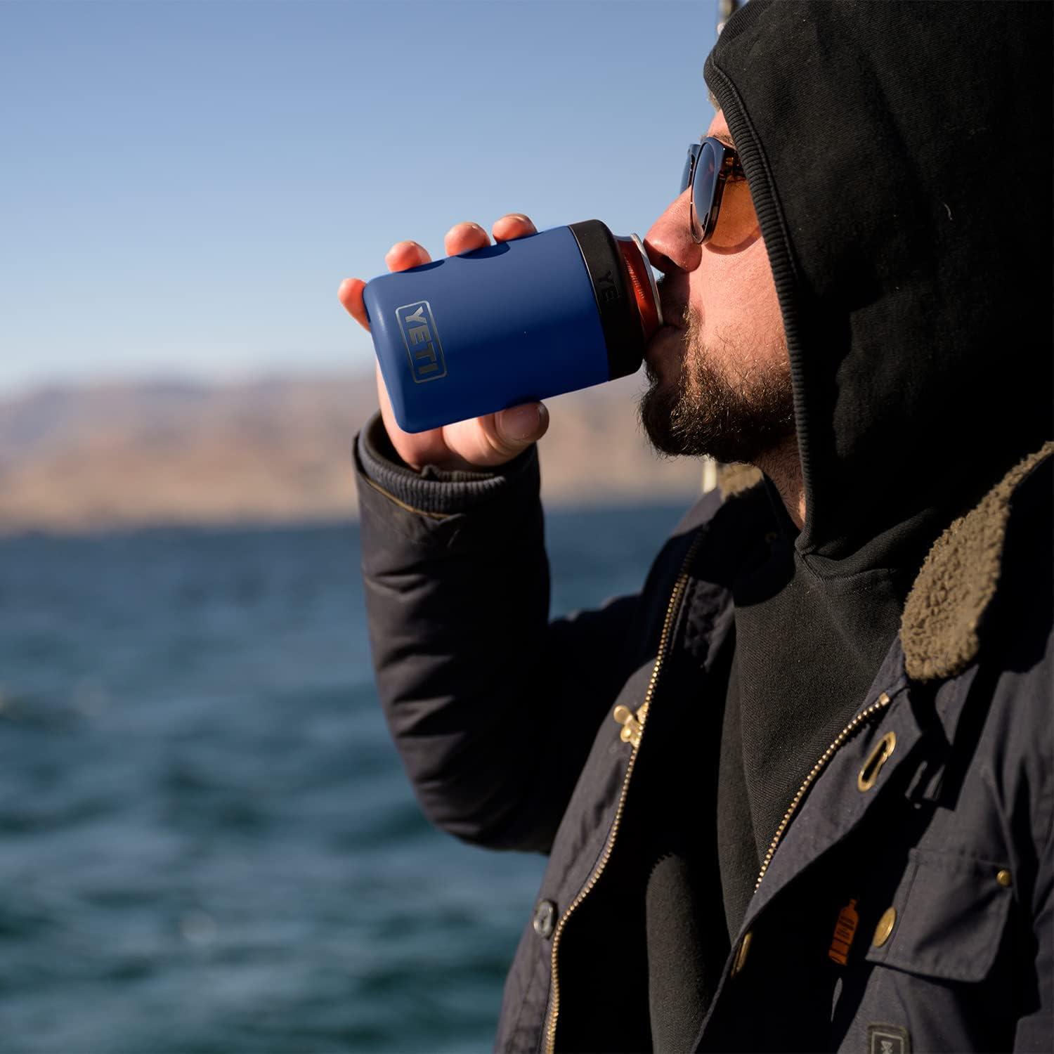 imageYETI Rambler 12 oz Colster Can Insulator for Standard Size Cans Stainless NO CAN INSERTKing Crab No Can Insert