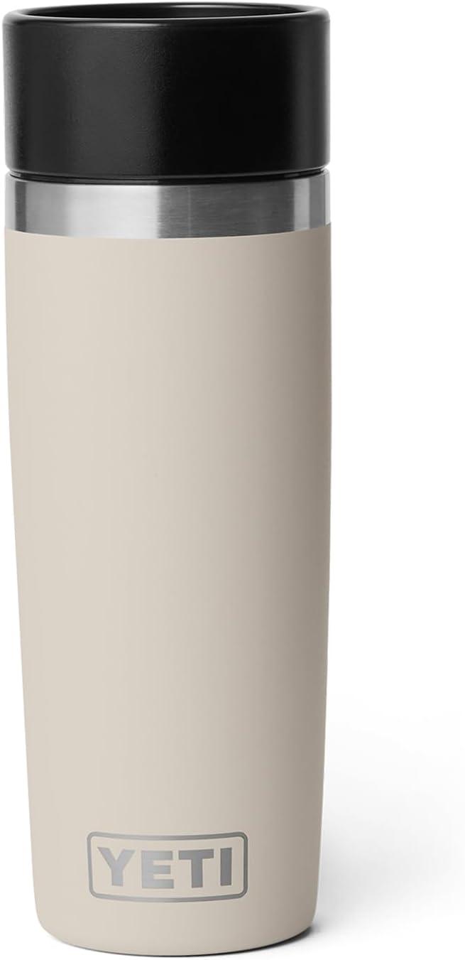 imageYETI Rambler 12 oz Travel Bottle Stainless Steel Vacuum Insulated with Leakproof Commuter Cap BlackCape Taupe