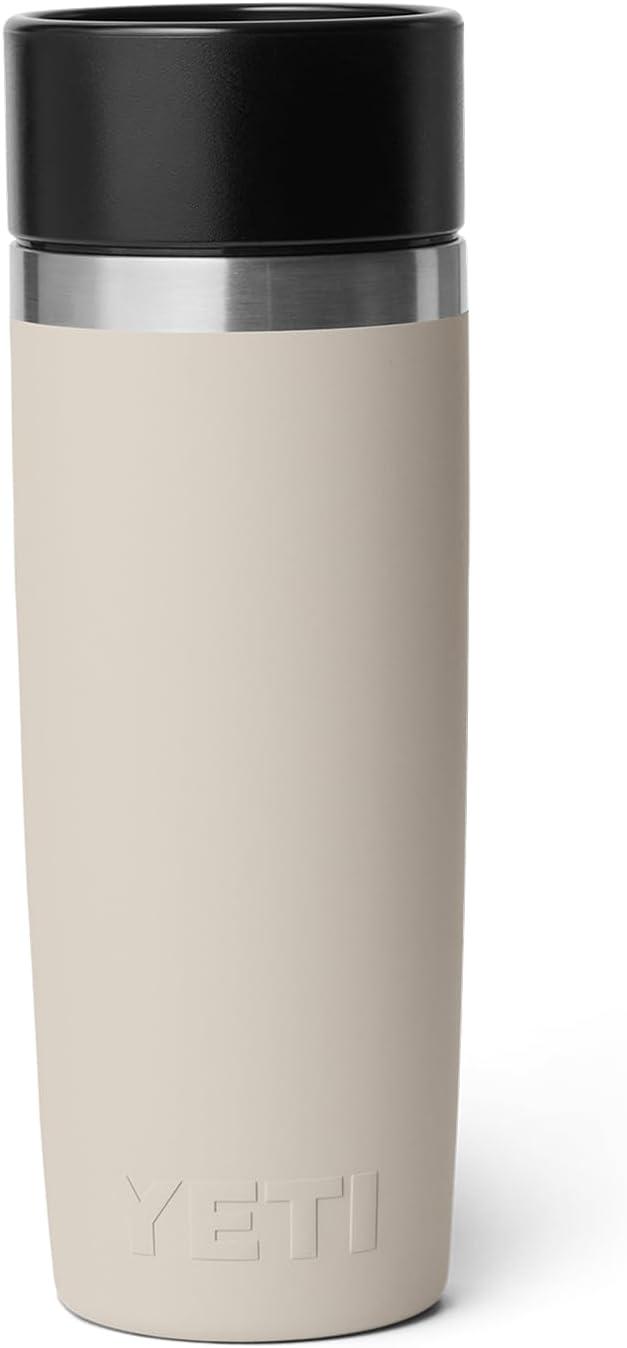 imageYETI Rambler 12 oz Travel Bottle Stainless Steel Vacuum Insulated with Leakproof Commuter Cap BlackCape Taupe