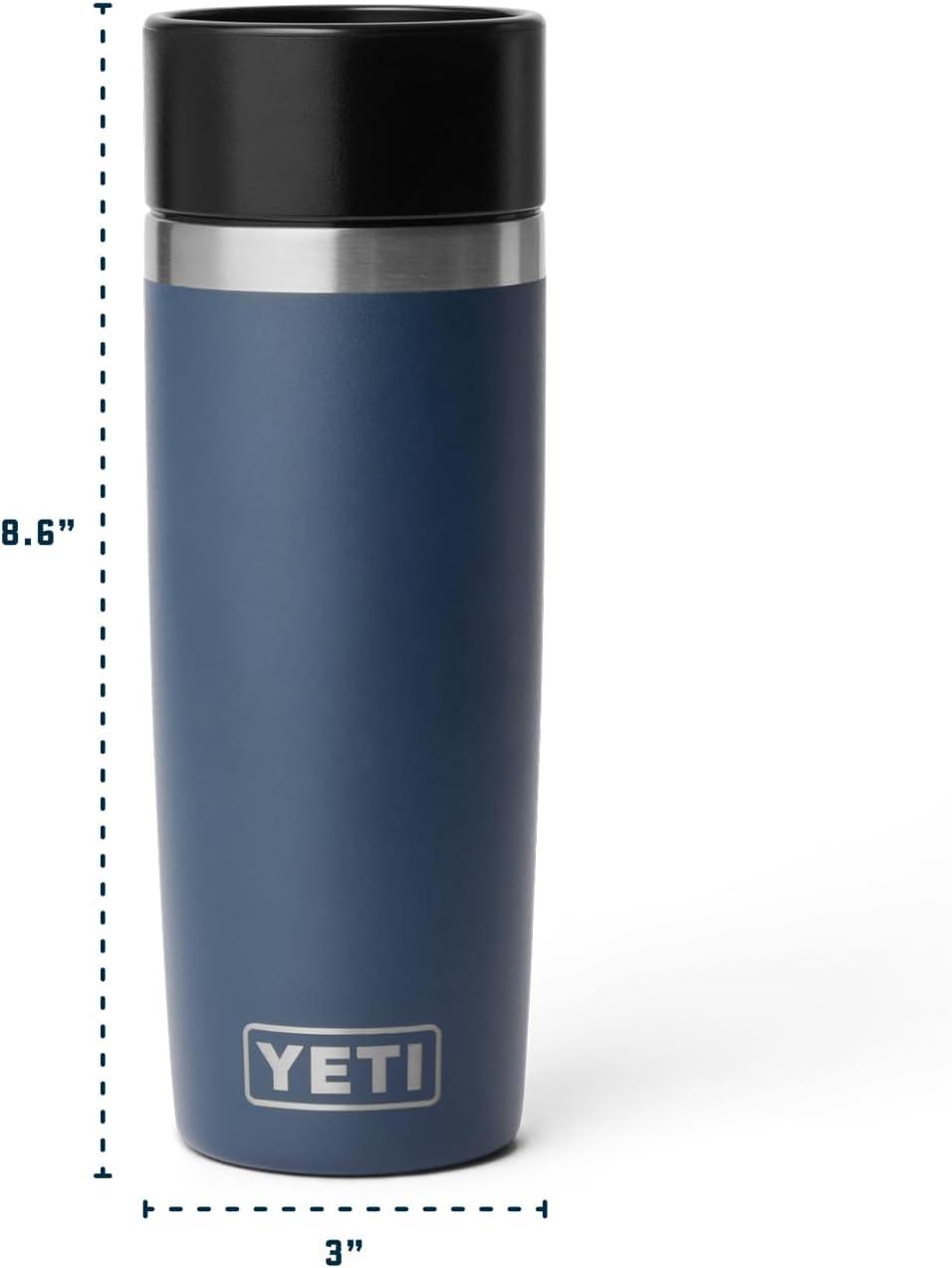 imageYETI Rambler 12 oz Travel Bottle Stainless Steel Vacuum Insulated with Leakproof Commuter Cap BlackCape Taupe