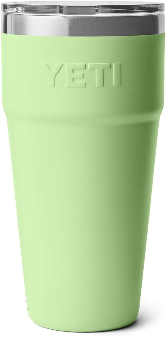 imageYETI Rambler 30 oz Stackable Tumbler Stainless Steel Vacuum Insulated with MagSlider LidKey Lime
