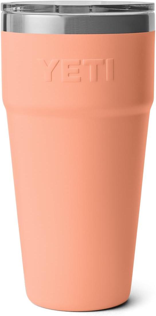 imageYETI Rambler 30 oz Stackable Tumbler Stainless Steel Vacuum Insulated with MagSlider LidLowcountry Peach