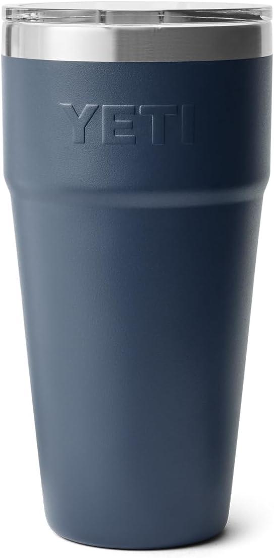 imageYETI Rambler 30 oz Stackable Tumbler Stainless Steel Vacuum Insulated with MagSlider LidNavy