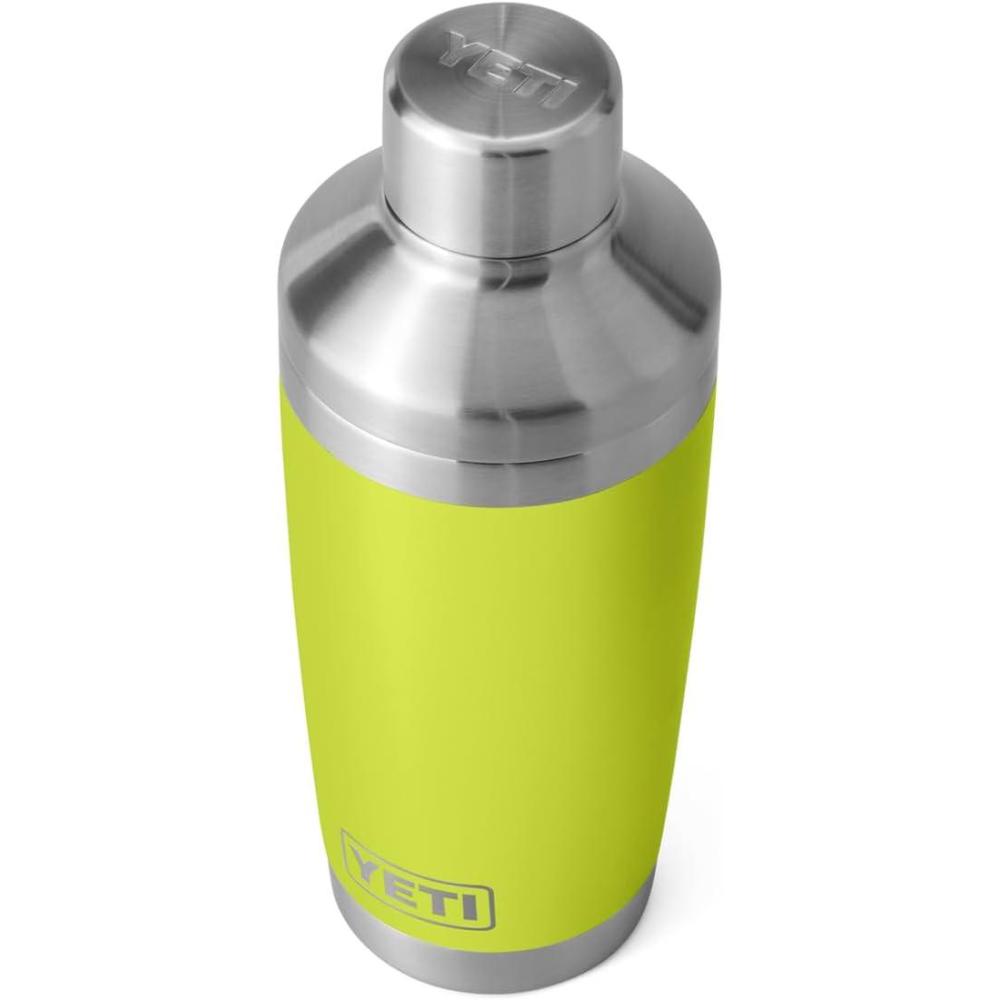imageYETI Cocktail Shaker Lid Compatible With Rambler 20oz Tumbler 20 oz Stackable Cup24 oz Mug10oz Mug10 oz Lowball25 oz Straw Mug Stainless Steel Cocktail Shaker Lid OnlyChartreuse