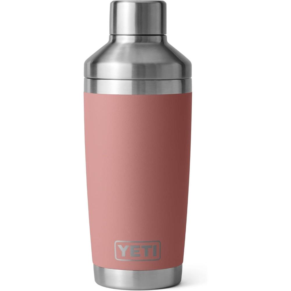 imageYETI Cocktail Shaker Lid Compatible With Rambler 20oz Tumbler 20 oz Stackable Cup24 oz Mug10oz Mug10 oz Lowball25 oz Straw Mug Stainless Steel Cocktail Shaker Lid OnlySandstone Pink