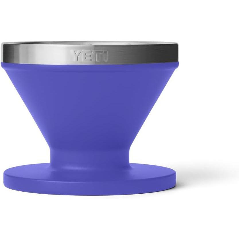 imageYETI Pour Over Coffee Maker Accessory Ramblers Designed for Perfect Coffee Extraction Anywhere Stainless Steel fits any V60 Filter NavyUltramarine Violet