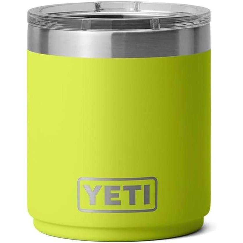imageYETI Rambler 10 oz Stackable Lowball 20 Vacuum Insulated Stainless Steel with MagSlider Lid SeafoamChartreuse