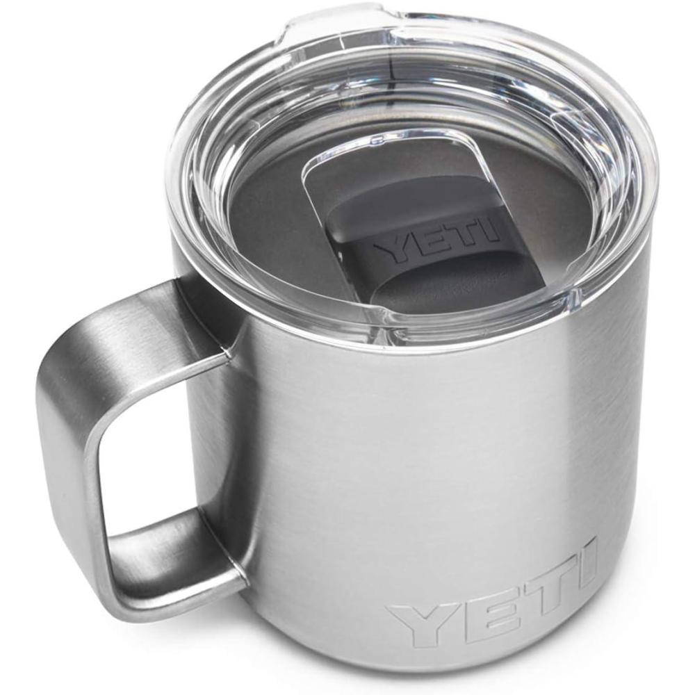 imageYETI Rambler 10 oz Stackable Mug Vacuum Insulated Stainless Steel with MagSlider Lid WhiteStainless
