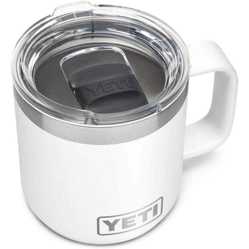 imageYETI Rambler 10 oz Stackable Mug Vacuum Insulated Stainless Steel with MagSlider Lid WhiteWhite
