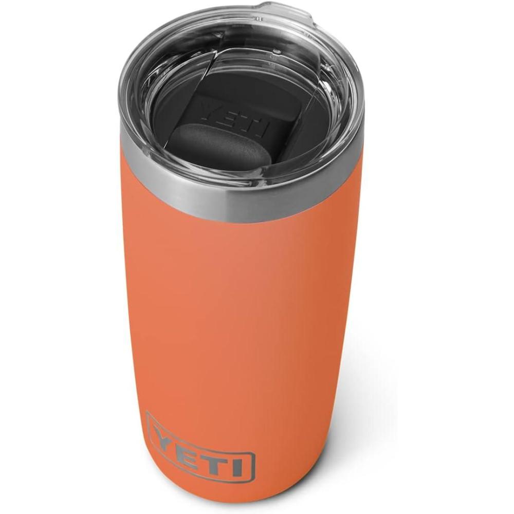 imageYETI Rambler 10 oz Tumbler Stainless Steel Vacuum Insulated with MagSlider Lid WhiteHigh Desert Clay