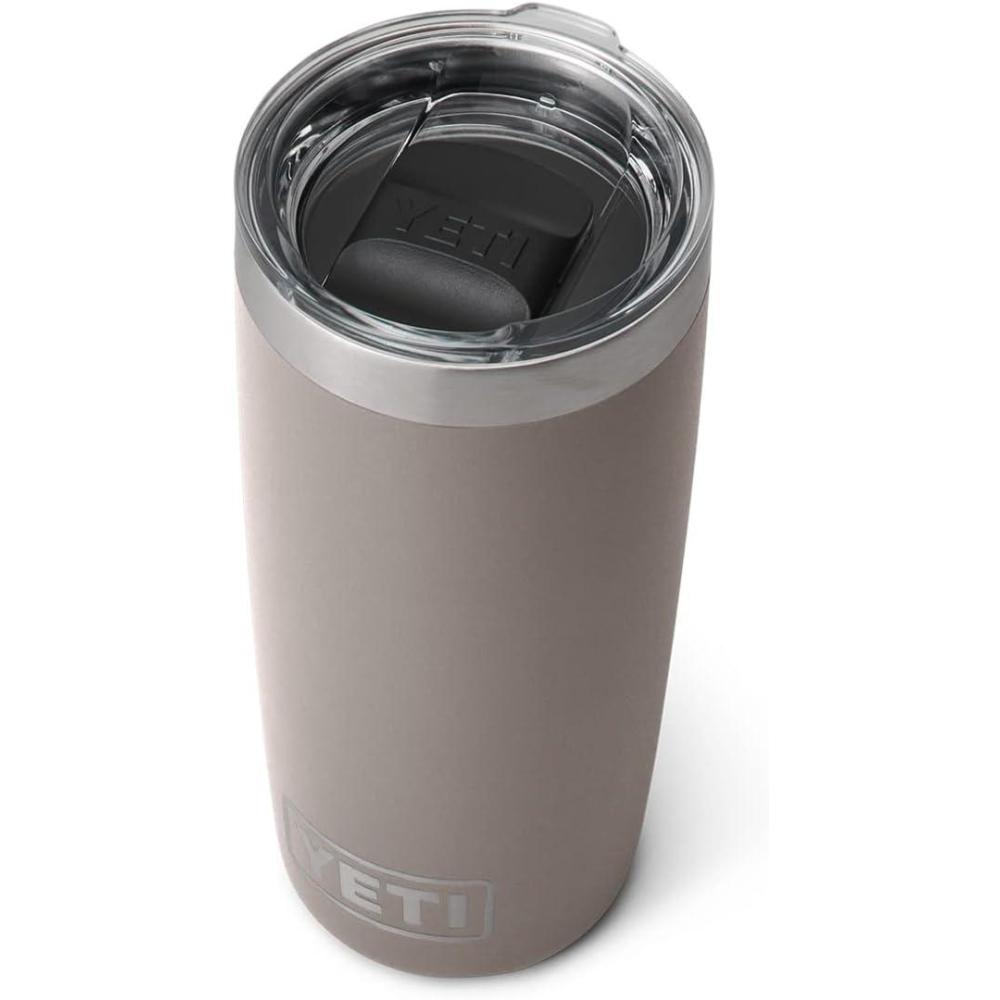 imageYETI Rambler 10 oz Tumbler Stainless Steel Vacuum Insulated with MagSlider Lid WhiteSharptail Taupe