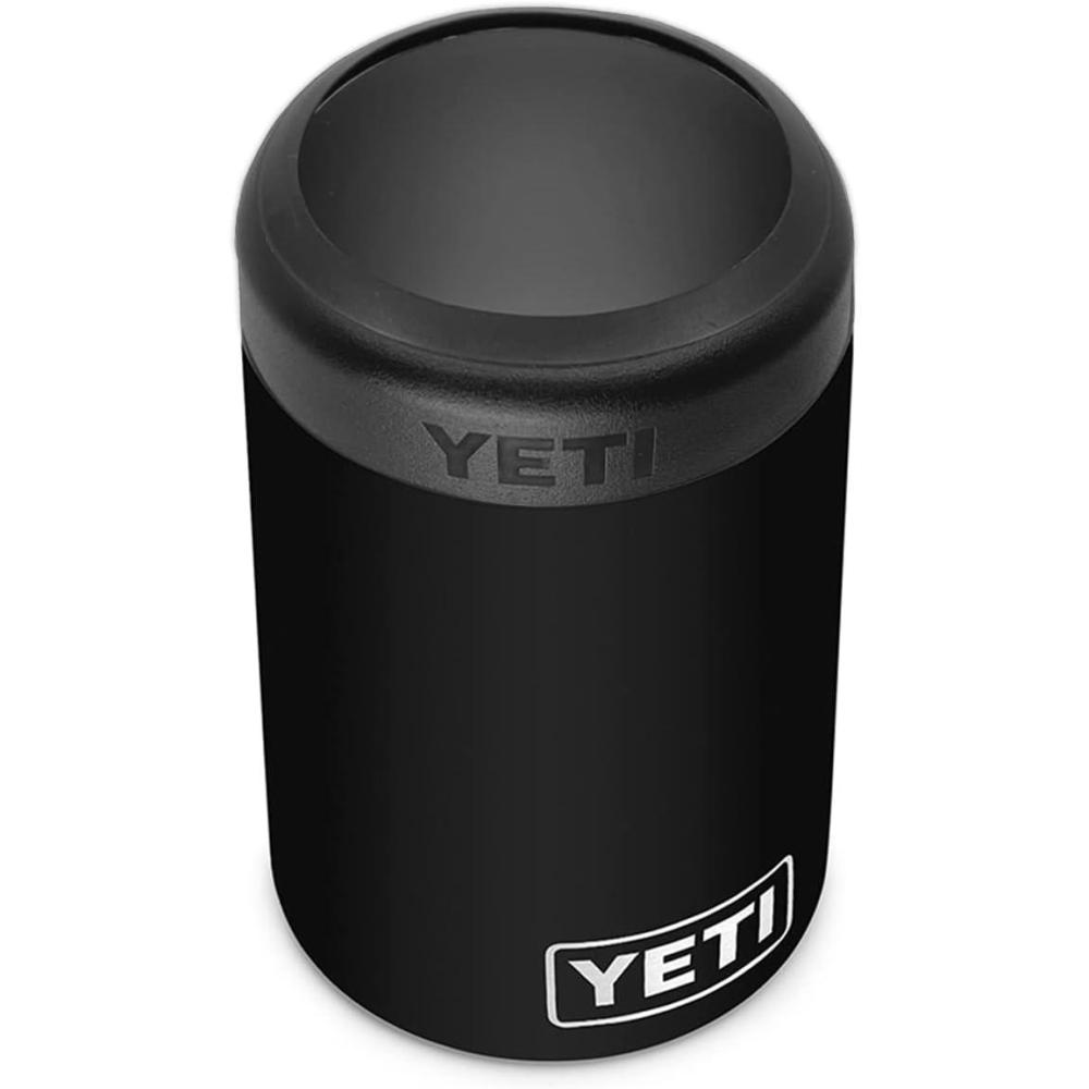 imageYETI Rambler 12 oz Colster Can Insulator for Standard Size Cans Stainless NO CAN INSERTBlack No Can Insert