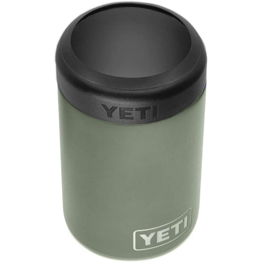 imageYETI Rambler 12 oz Colster Can Insulator for Standard Size Cans Stainless NO CAN INSERTCamp Green No Can Insert