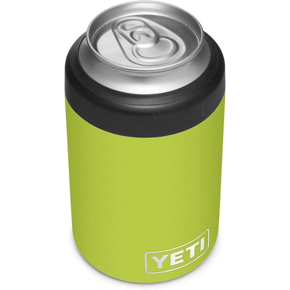 imageYETI Rambler 12 oz Colster Can Insulator for Standard Size Cans Stainless NO CAN INSERTChartreuse