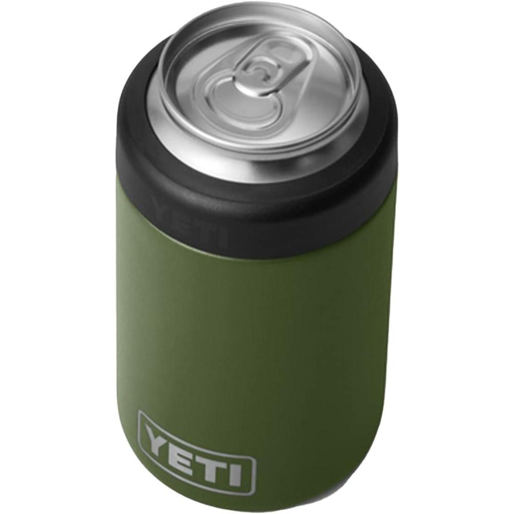 imageYETI Rambler 12 oz Colster Can Insulator for Standard Size Cans Stainless NO CAN INSERTHighlands Olive