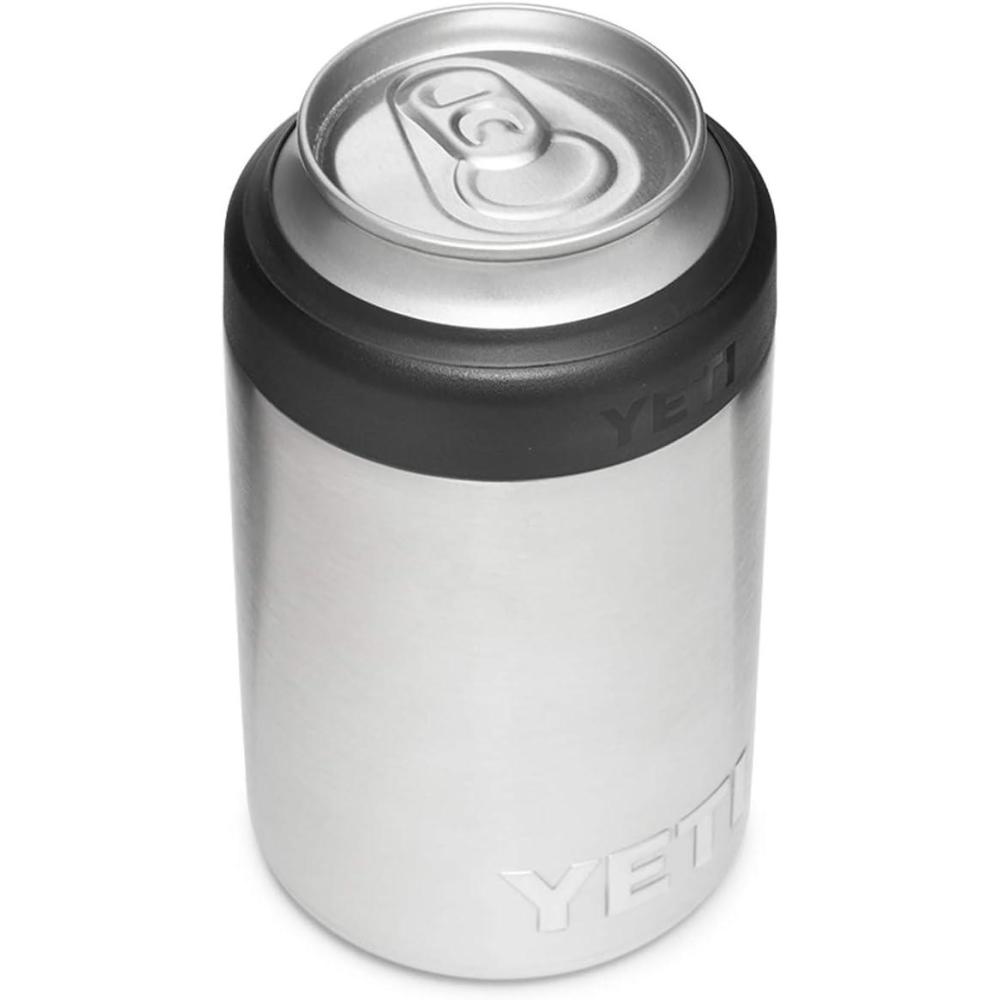imageYETI Rambler 12 oz Colster Can Insulator for Standard Size Cans Stainless NO CAN INSERTStainless