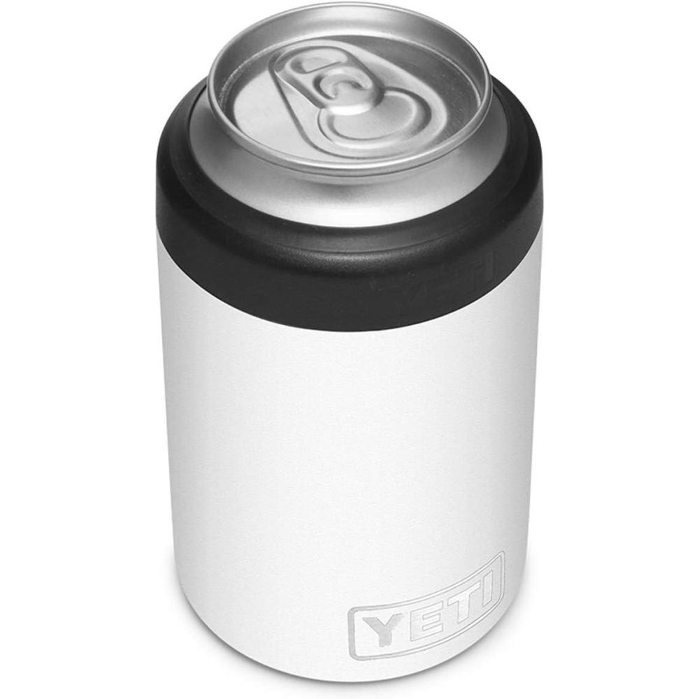 imageYETI Rambler 12 oz Colster Can Insulator for Standard Size Cans Stainless NO CAN INSERTWhite
