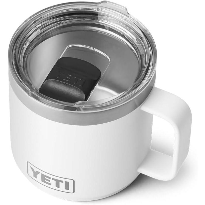 imageYETI Rambler 14 oz Stackable Mug Vacuum Insulated Stainless Steel with MagSlider LidWhite