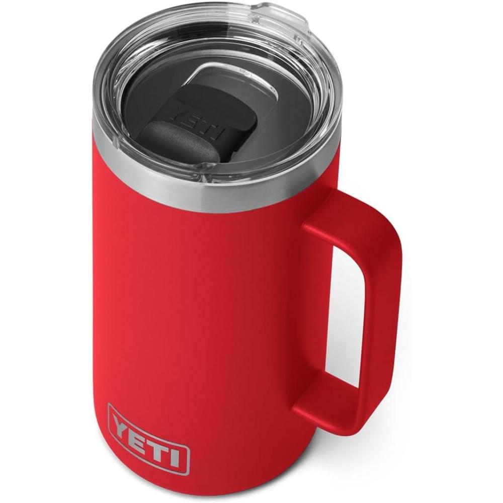 imageYETI Rambler 24 oz Mug Vacuum Insulated Stainless Steel with MagSlider LidRescue Red