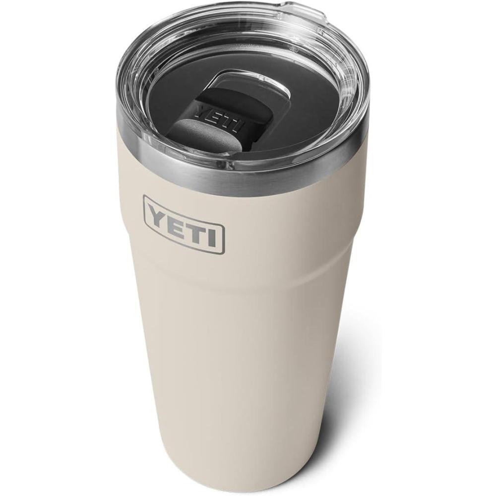 imageYETI Rambler 30 oz Stackable Tumbler Stainless Steel Vacuum Insulated with MagSlider LidCape Taupe