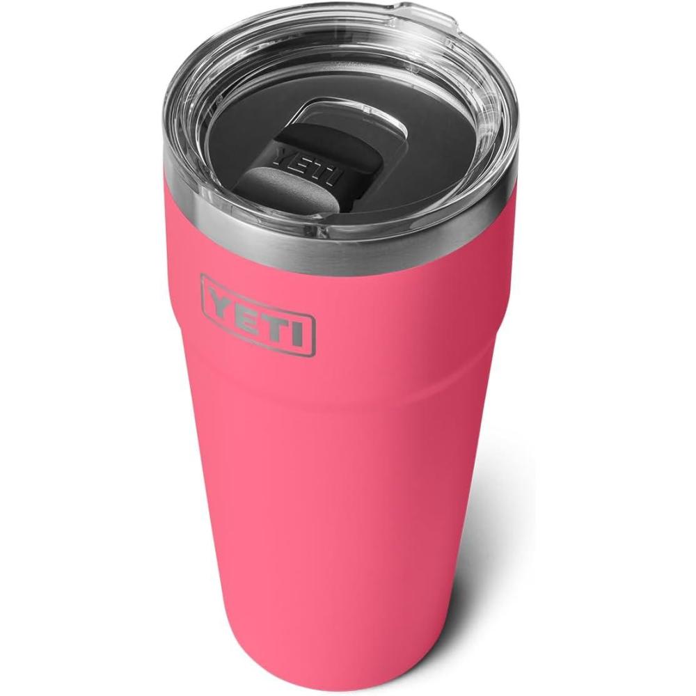 imageYETI Rambler 30 oz Stackable Tumbler Stainless Steel Vacuum Insulated with MagSlider LidTropical Pink