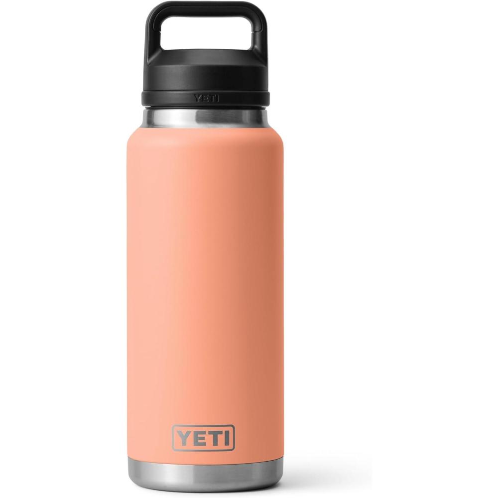 imageYETI Rambler 36 oz Bottle Vacuum Insulated Leakproof Stainless Steel with Chug CapLowcountry Peach
