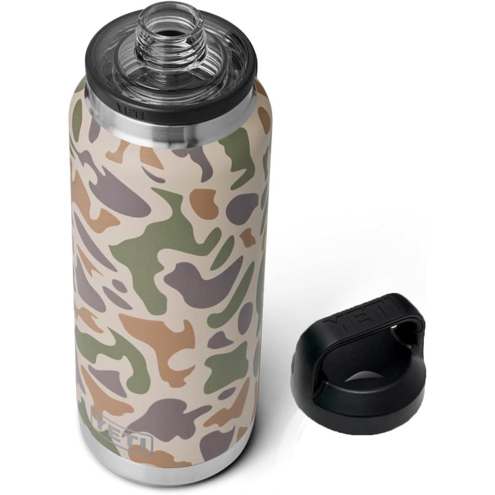 imageYETI Rambler 36 oz Bottle Vacuum Insulated Leakproof Stainless Steel with Chug CapTan Camo